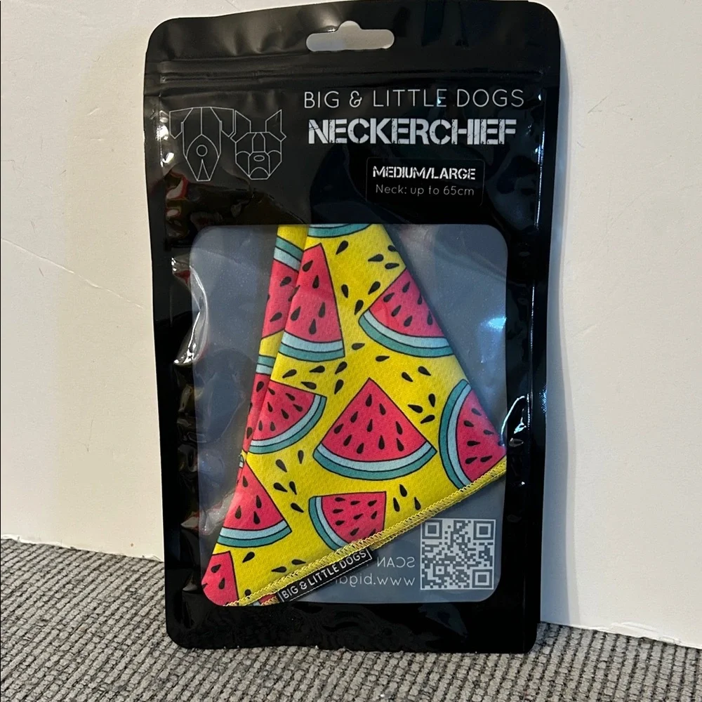 Watermelon Neckerchief bandana for your dog NEW size medium/large